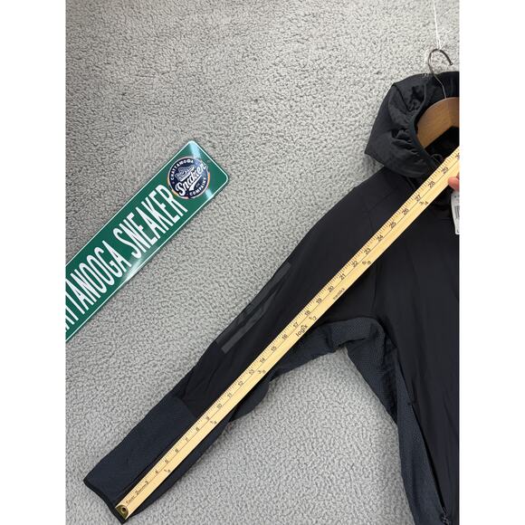 Adidas Outdoor Terrex Tech Light Hiking Running Jackets Womens Large Black NEW L - Picture 5 of 7